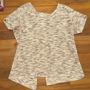 Lululemon Grey Tie Crop top